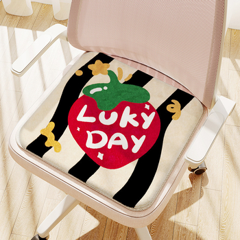 Jastučić za sjedenje s uzorkom crtanih likova, punilo od poliesterskih vlakana, materijal od poliesterskog vlakna, sladak crtani stil, za spavaću sobu