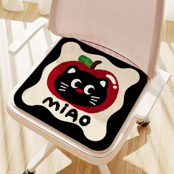 Jastučić za sjedenje s uzorkom crtanih likova, punilo od poliesterskih vlakana, materijal od poliesterskog vlakna, sladak crtani stil, za spavaću sobu