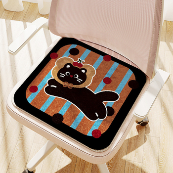 Jastučić za sjedenje s uzorkom crtanih likova, punilo od poliesterskih vlakana, materijal od poliesterskog vlakna, sladak crtani stil, za spavaću sobu