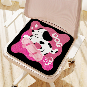 Jastučić za sjedenje s uzorkom crtanih likova, punilo od poliesterskih vlakana, materijal od poliesterskog vlakna, sladak crtani stil, za spavaću sobu