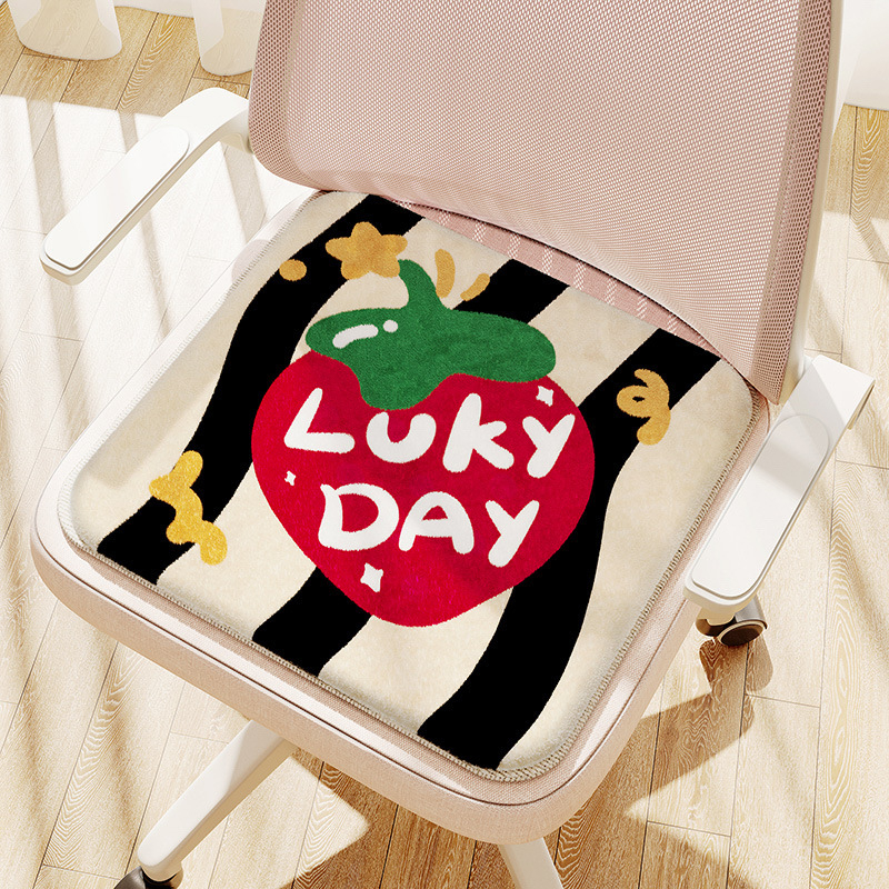 Jastučić za sjedenje s uzorkom crtanih likova, punilo od poliesterskih vlakana, materijal od poliesterskog vlakna, sladak crtani stil, za spavaću sobu