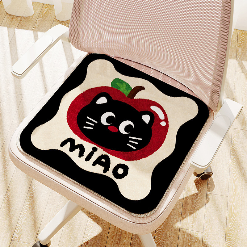 Jastučić za sjedenje s uzorkom crtanih likova, punilo od poliesterskih vlakana, materijal od poliesterskog vlakna, sladak crtani stil, za spavaću sobu