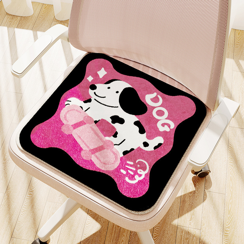 Jastučić za sjedenje s uzorkom crtanih likova, punilo od poliesterskih vlakana, materijal od poliesterskog vlakna, sladak crtani stil, za spavaću sobu