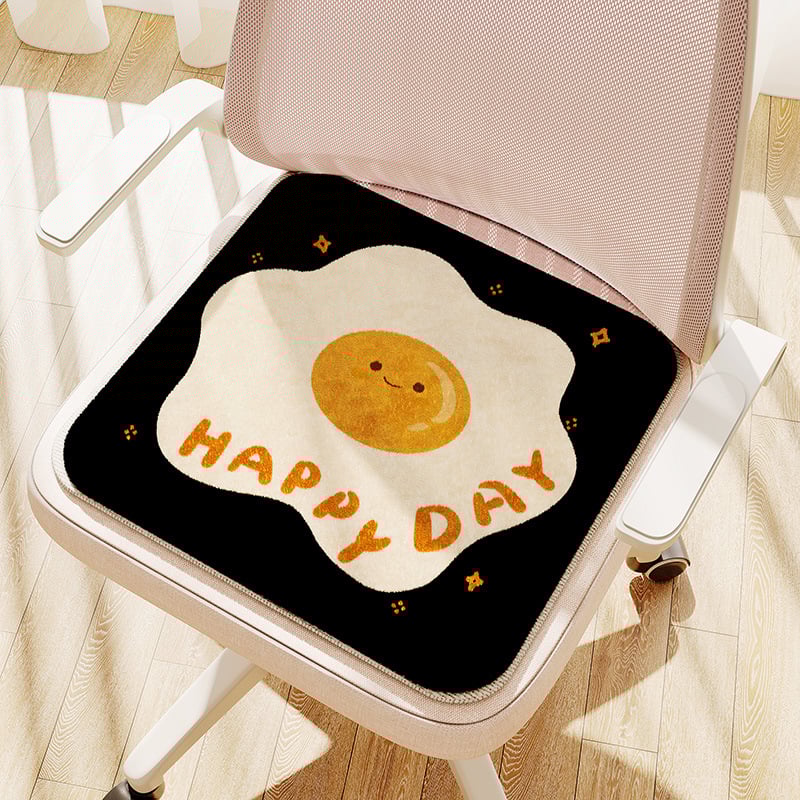 Jastučić za sjedenje s uzorkom crtanih likova, punilo od poliesterskih vlakana, materijal od poliesterskog vlakna, sladak crtani stil, za spavaću sobu