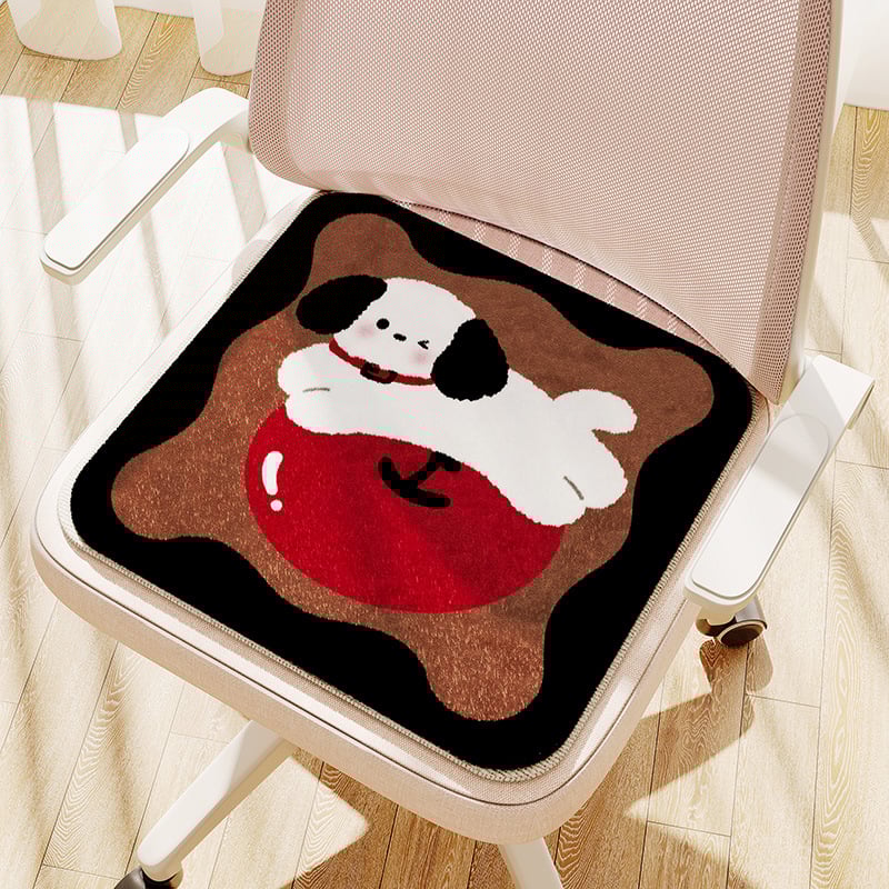 Jastučić za sjedenje s uzorkom crtanih likova, punilo od poliesterskih vlakana, materijal od poliesterskog vlakna, sladak crtani stil, za spavaću sobu