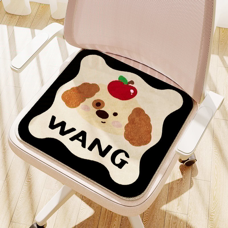 Jastučić za sjedenje s uzorkom crtanih likova, punilo od poliesterskih vlakana, materijal od poliesterskog vlakna, sladak crtani stil, za spavaću sobu