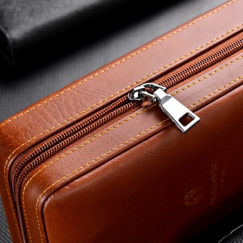 Pārvadājamais cigāru komplekts: cedru koka mitrinošā kārba, cigāru šķēres, vēja drošs aizdedzinātājs (četru daļu komplekts)