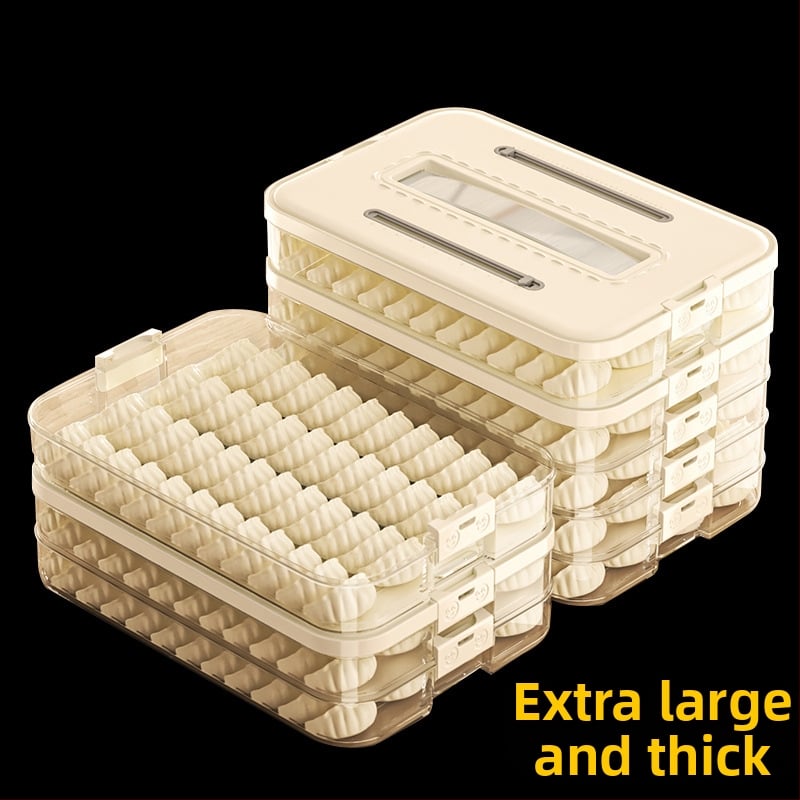 Arnoldin plastikinė koldūnų laikymo dėžutė – uždaryta, nešiojama, paprastas ir modernus dizainas