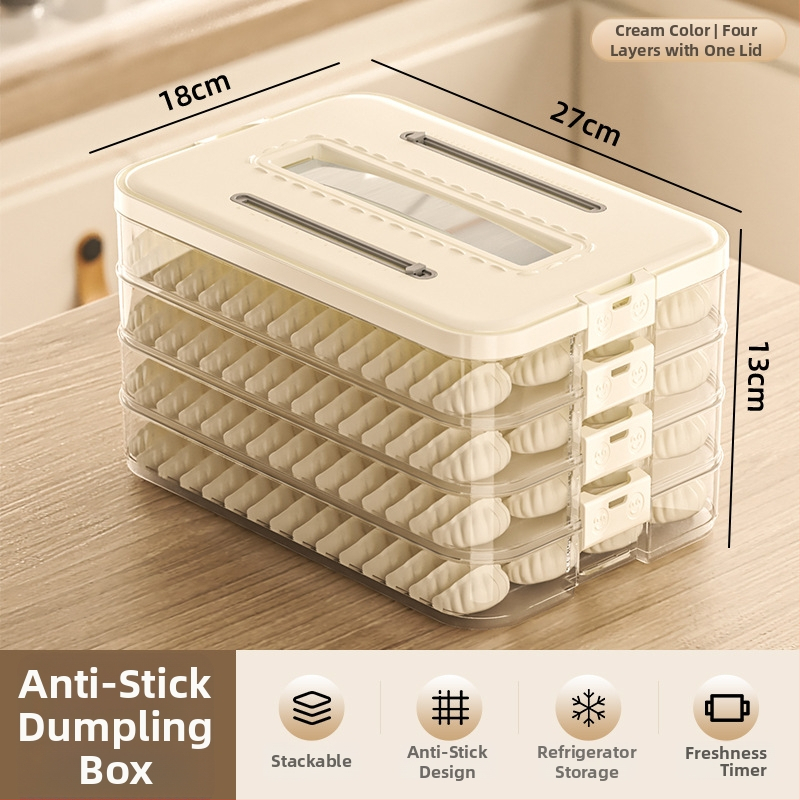 Arnoldin plastikinė koldūnų laikymo dėžutė – uždaryta, nešiojama, paprastas ir modernus dizainas