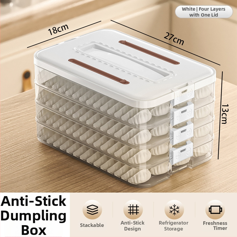 Arnoldin plastikinė koldūnų laikymo dėžutė – uždaryta, nešiojama, paprastas ir modernus dizainas