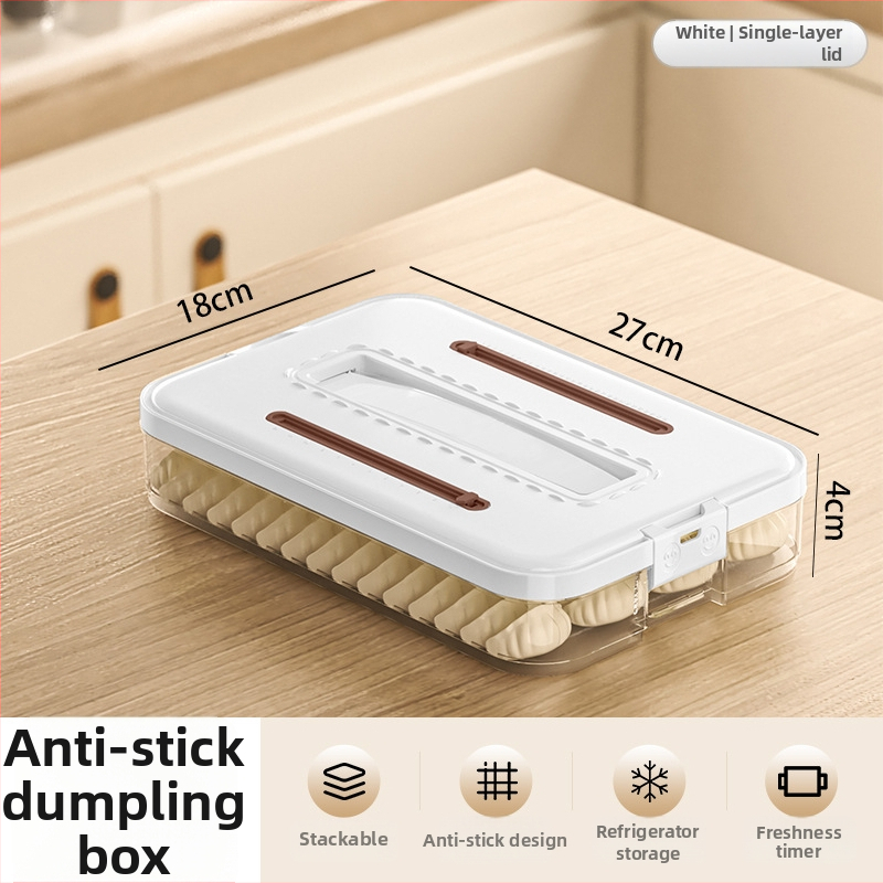 Arnoldin plastikinė koldūnų laikymo dėžutė – uždaryta, nešiojama, paprastas ir modernus dizainas