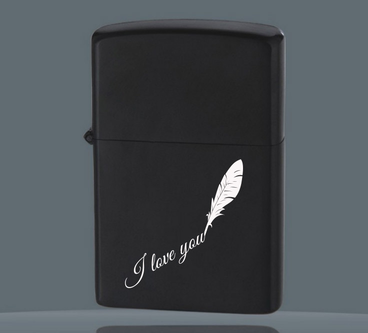 Metāla vēja izturīgs kerosēna aizdedzināšanas ierīce ar klasiska liesmu — gravēšana logotipam, personalizācija