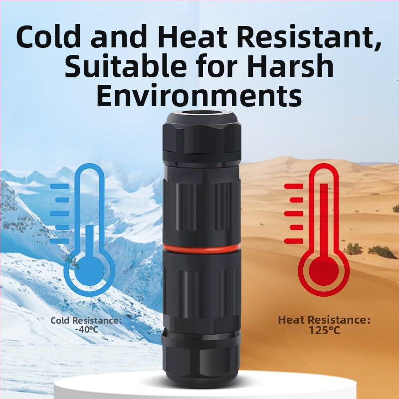 Mini vandeniui atsparus jungtis lauko naudojimui su pass-through — Cow Hours