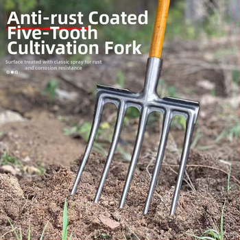 Žemės ūkio geležinė šakė iš aukšto mangano plieno žemei atpalaiduoti, vienos dalies storinta sunkiųjų šakutės galva; Prekės ženklas: Consultation; Pagrindinė pardavimo sritis: Kinija; Taikomos pramonės: Consultation