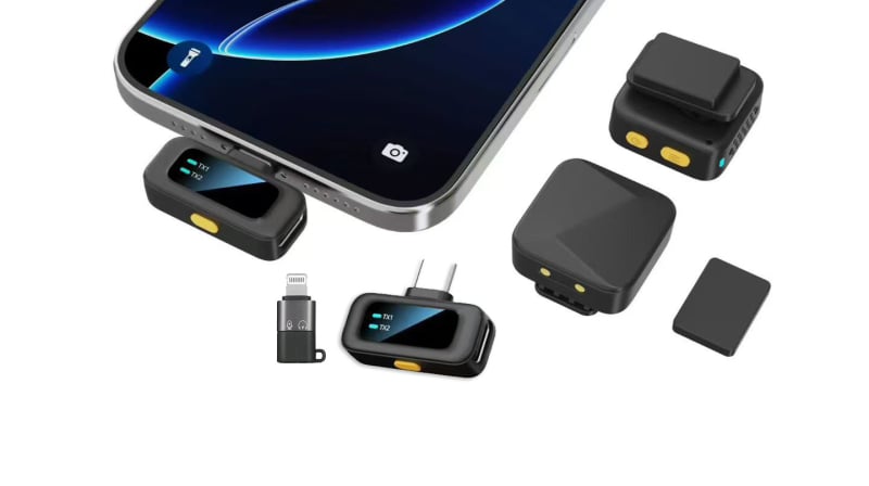 Bežični lavalier mikrofon SX36 Q18 s magnetskim klipom za HD snimanje