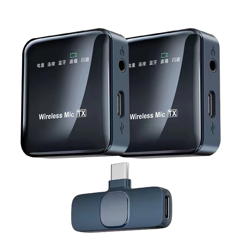 K63 bezvadu lavalier mikrofons, Bluetooth 5.2, frekvenču diapazons 20 Hz–20 kHz, SNR ≥75 dB, kanāls 2.1, darbības laiks 8–12 h