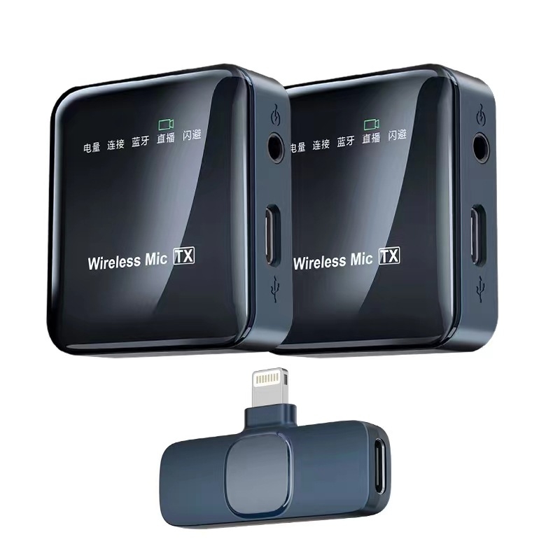 K63 bezvadu lavalier mikrofons, Bluetooth 5.2, frekvenču diapazons 20 Hz–20 kHz, SNR ≥75 dB, kanāls 2.1, darbības laiks 8–12 h