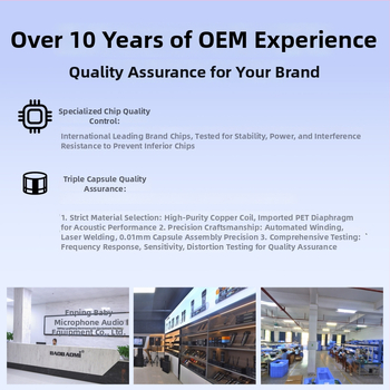 Bezvadu mikrofons ar reverberāciju un regulējamu augstu un zemā basu skaņai mājas un KTV lietošanai, Bluetooth 4.0, iekšējā akumulatora jauda 800–1000 mAh, frekvenču diapazons 100 Hz–20 kHz, SNR ≥100 dB, darbības laiks 6–8 stundas