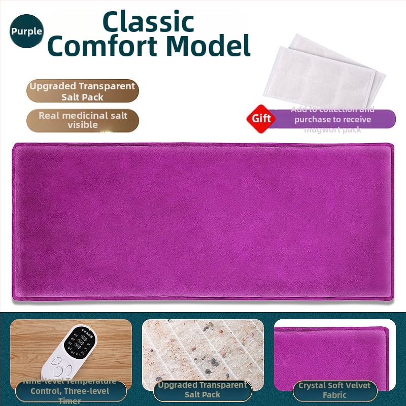 Elektrinė šildymo juosta karštam kompresui, su 11 pakopų skaitmeniniu ekranu ir automatiškai palaikoma temperatūra; galia 100W, įtampa 220V; temperatūros diapazonas 35–85°C; gryno svoris 2,5 kg; tinka keliams, pečiams, juosmeniui ir kojoms.