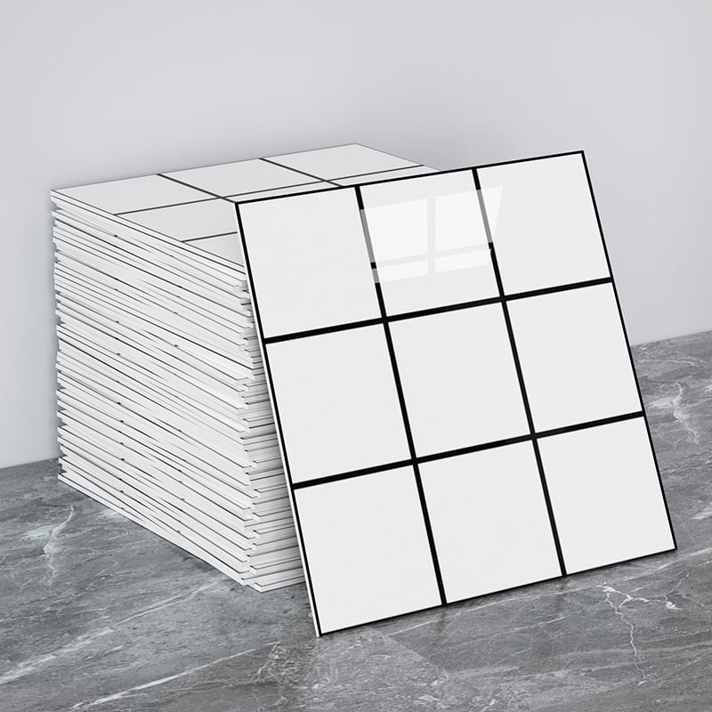 PET sienų lipdukas dekoratyvinis (plokščias modelis • šiuolaikinis minimalistinis stilius • daugiau nei 5 vienetai • tinkama voniai, įėjimui, balkonui, komercinėms patalpoms)