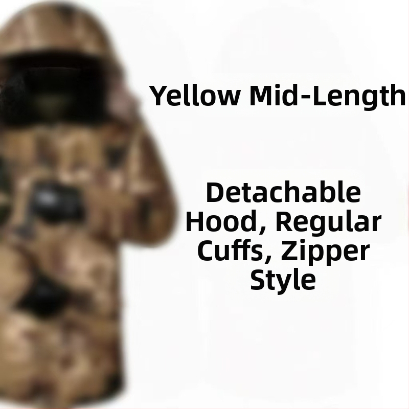 MWY Žiemos kamufliažinė striukė, unisex, šilta, vėjo atspari, dėvėjimu atspari, audinys: cheminiai pluoštai