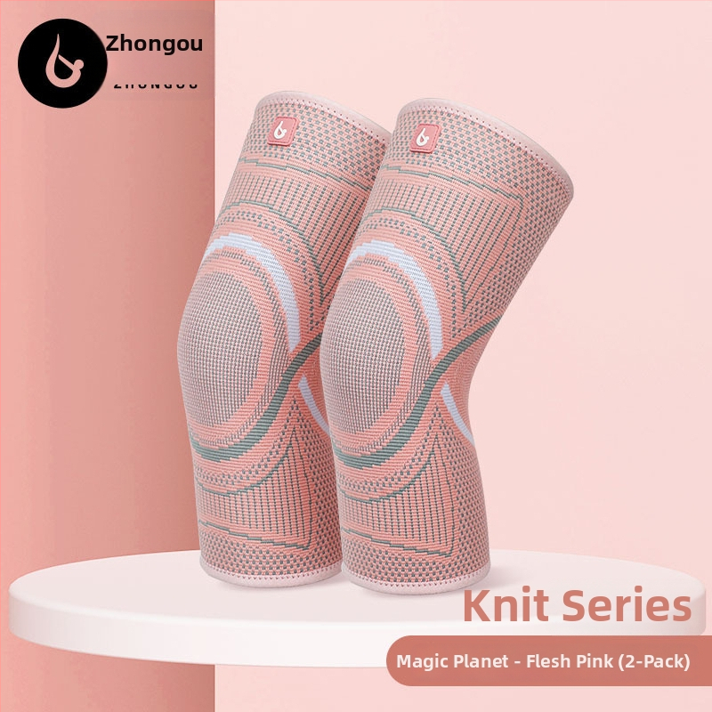 Suport pentru genunchi tricotat din nailon - universal, pentru alergare, baschet, fotbal