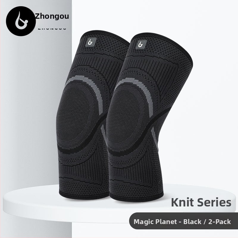 Suport pentru genunchi tricotat din nailon - universal, pentru alergare, baschet, fotbal