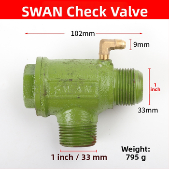 Légkompresszor-ellenőrző szelep, modell 95, öntöttvas, SWAN