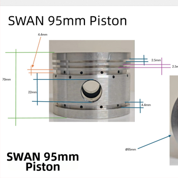 Légkompresszor-ellenőrző szelep, modell 95, öntöttvas, SWAN