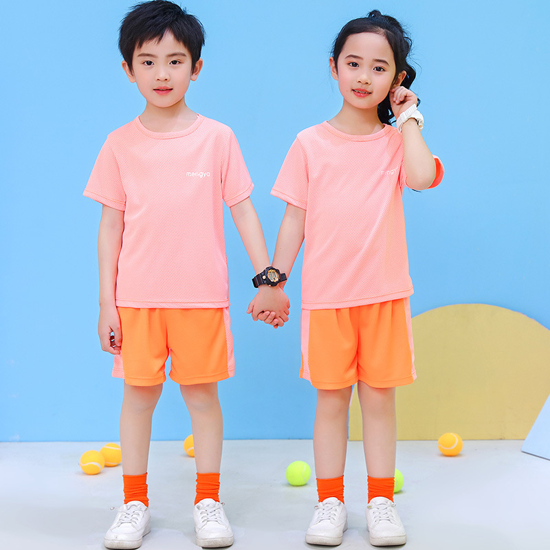 Детски спортен комплект от две части: безръкавка жилетка и шорти, мрежеста дишаща материя, бързосъхнещ полиестер, за лято, за деца 7–12 години