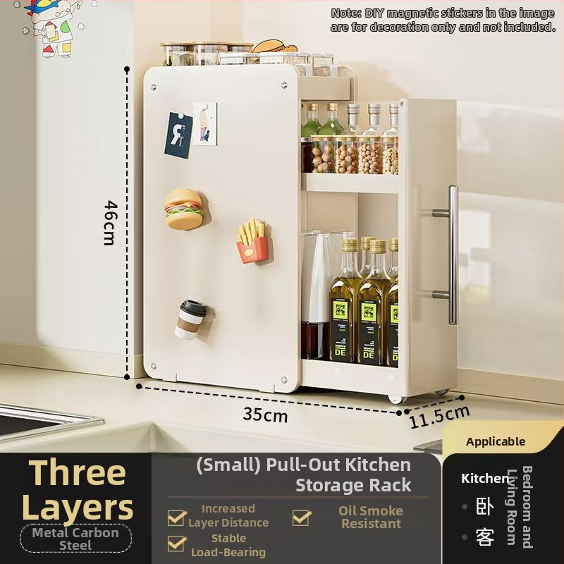 Traukiama prieskonių lentyna virtuvėje, siaura kraštinė, anglies plienas, prieskonių butelių organizatorius, ant stalviršio, minimalistinis stilius