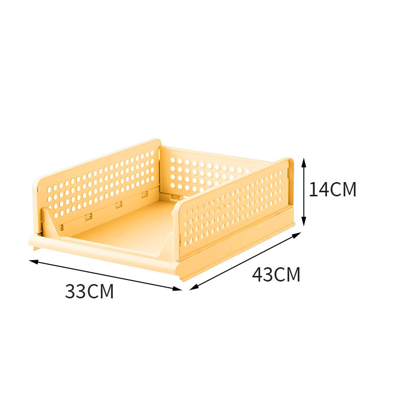 Organizator pentru garderobă cu compartimente pe niveluri, pliabil, din plastic, pentru montaj pe podea, 1 nivel