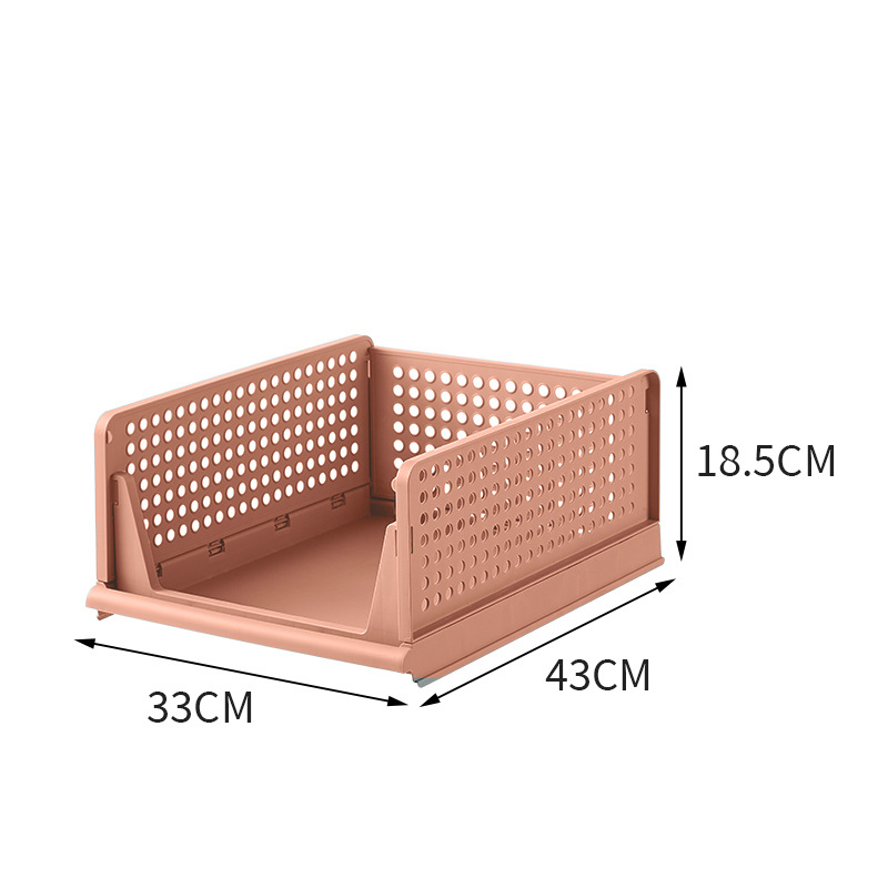 Organizator pentru garderobă cu compartimente pe niveluri, pliabil, din plastic, pentru montaj pe podea, 1 nivel