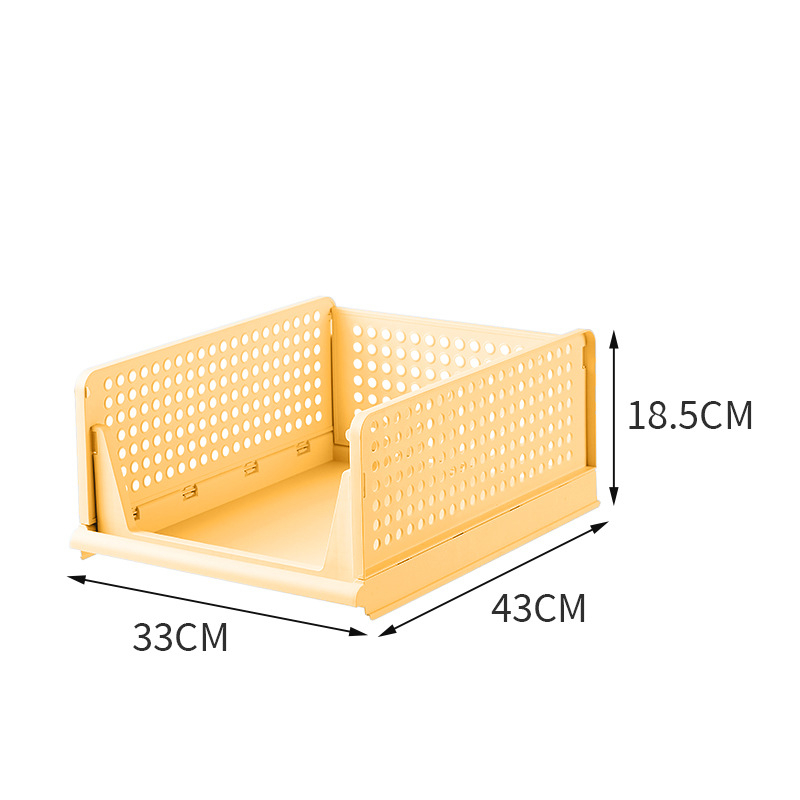 Organizator pentru garderobă cu compartimente pe niveluri, pliabil, din plastic, pentru montaj pe podea, 1 nivel