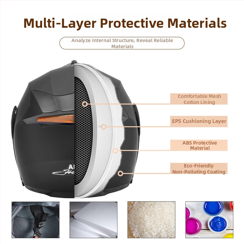 AD ABS motociklu ķivere, 3C sertifikāts, universāla, visiem gadalaikiem