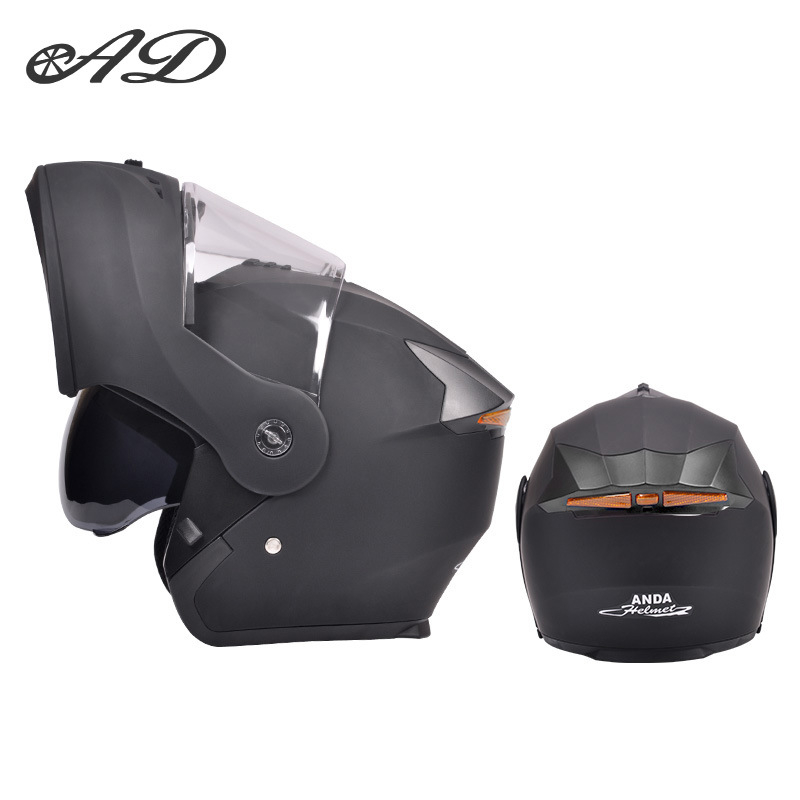 Casca de motocicletă AD din ABS, certificat 3C, unisex, pentru toate anotimpurile