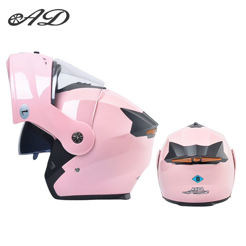 Casca de motocicletă AD din ABS, certificat 3C, unisex, pentru toate anotimpurile