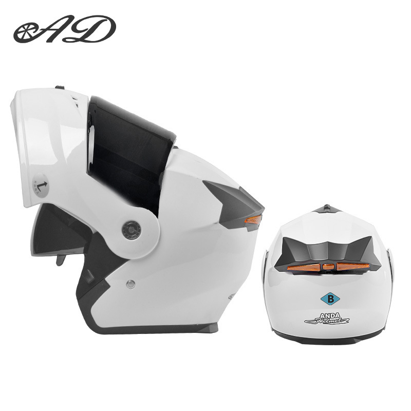 Casca de motocicletă AD din ABS, certificat 3C, unisex, pentru toate anotimpurile