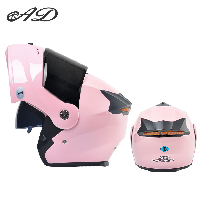 Casca de motocicletă AD din ABS, certificat 3C, unisex, pentru toate anotimpurile