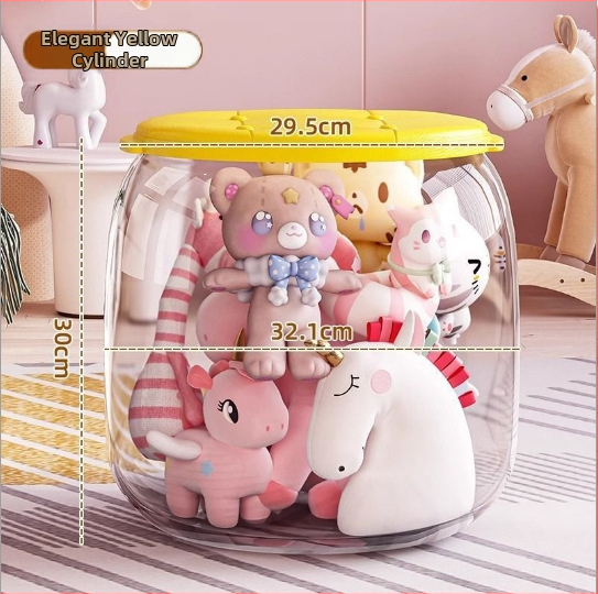 Plastikinis žaislų laikymo suolas, apvalios formos, 18L talpa, 150 kg apkrova, daugiafunkcis