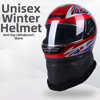 Elektrinio dviračio šalmas vyrams ir moterims, pilno veido šalmas, žiemai, ABS medžiaga