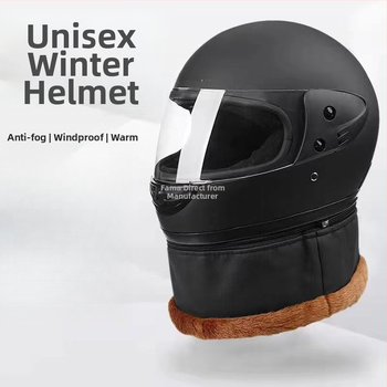 Elektrinio dviračio šalmas vyrams ir moterims, pilno veido šalmas, žiemai, ABS medžiaga