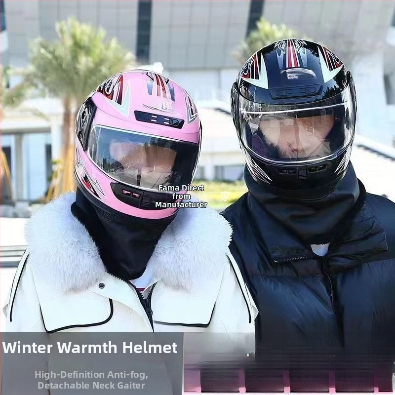 Elektriskā velosipēda ķivere vīriešiem un sievietēm, pilna sejas aizsardzība, ziemas lietošanai, ABS materiāls