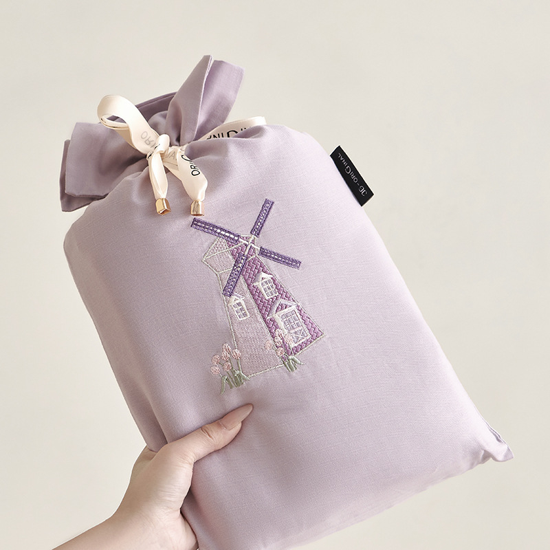 Set plachiet z bavlny s dlhými vláknami, saténové tkanie, reaktívne farbenie, jednobarevný vzor, moderný minimalistický štýl