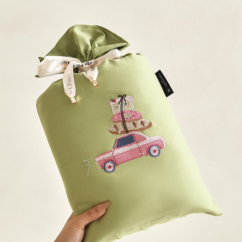 Set plachiet z bavlny s dlhými vláknami, saténové tkanie, reaktívne farbenie, jednobarevný vzor, moderný minimalistický štýl