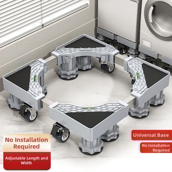 Skalbimo mašinos pagrindas – judantis, iš nerūdijančio plieno, 1 sluoksnis, šiuolaikinis minimalistinis stilius