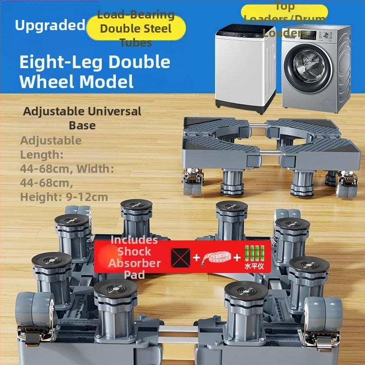 Skalbimo mašinos pagrindas – judantis, iš nerūdijančio plieno, 1 sluoksnis, šiuolaikinis minimalistinis stilius