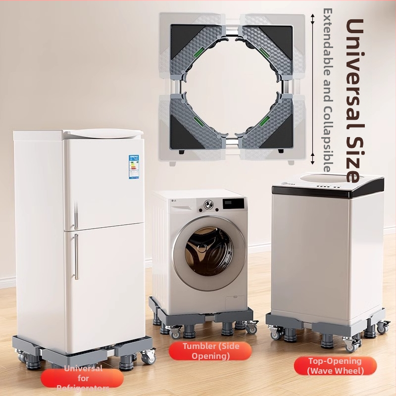 Skalbimo mašinos pagrindas – judantis, iš nerūdijančio plieno, 1 sluoksnis, šiuolaikinis minimalistinis stilius