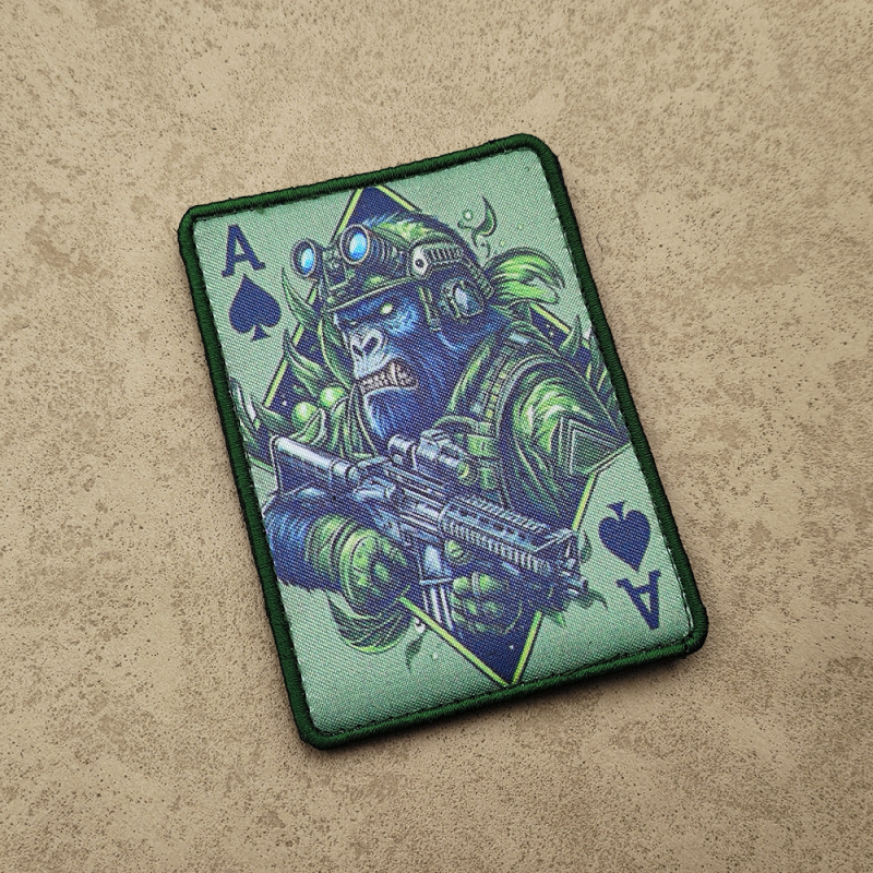 BACK HAND Loomade militaarne Velcro kangas märk - Polüester, Ühiskasutatav, Välispordid, 2025 kevad