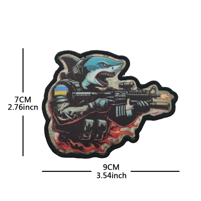 BACK HAND Loomade militaarne Velcro kangas märk - Polüester, Ühiskasutatav, Välispordid, 2025 kevad